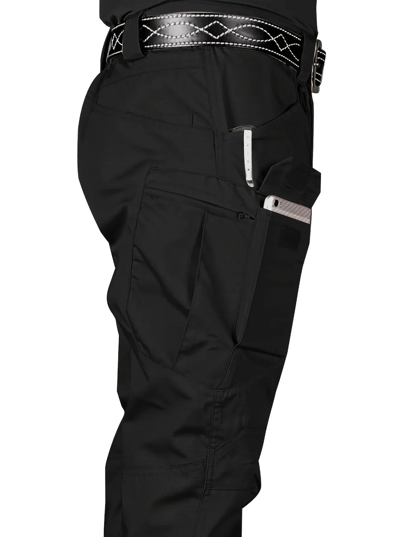 Men's Outdoor Tactical Pants Men Clothing Multi Pocket Outdoor Hunting Clothes Hiking Sweatpants Water-repellent, Wear-resistant