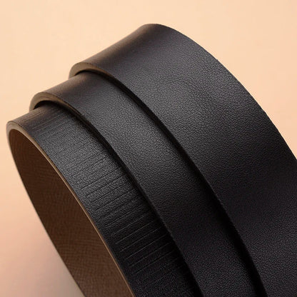 Men's Fashion Belt New High-Quality Toothless Automatic Buckle Men's Fashion Wear-Resistant Belt