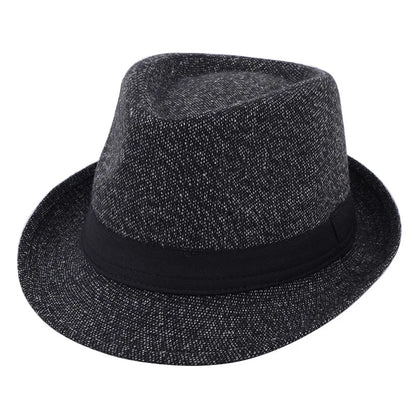 Spring Summer Wool Wedding Hat for Mid-Aged Men Couple Fashion Autumn Winter Party Plaid Luxury Design Jazz Hat Fedora Hat Women