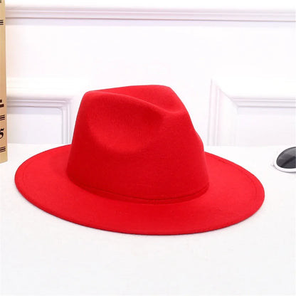 Women Fedora Hat Autumn Winter Luxury Men Top Hats Trendy Formal Wedding Decorate Black Green Panama Cap New Sombreros De Mujer
