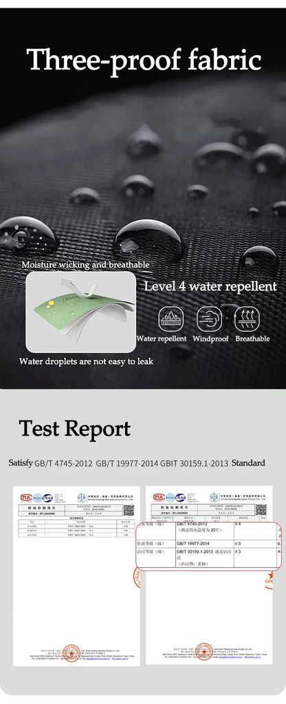 Men's Climbing Trousers Windproof Rainproof Cycling Pants  Hiking Trip Cargo Pants Outdoor Camping Running Sport Men Trouses