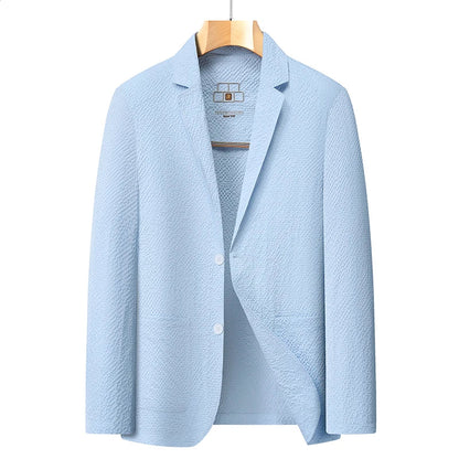 Summer new style suit jacket - Men's fashionable lightweight breathable quick-drying coat with sun protection fabric