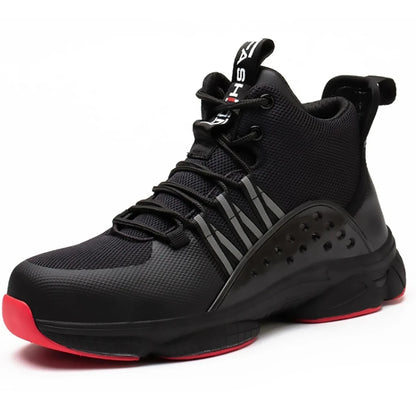 Safety Shoes Work Shoes Steel Toe Men Puncture-Protective Work Boots Indestructible Safety Lightweight