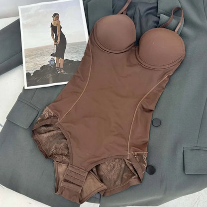 Women Corset Shapewear Bodysuit Tummy Control Tight Slimming body Shaper Bodysuit with Bras