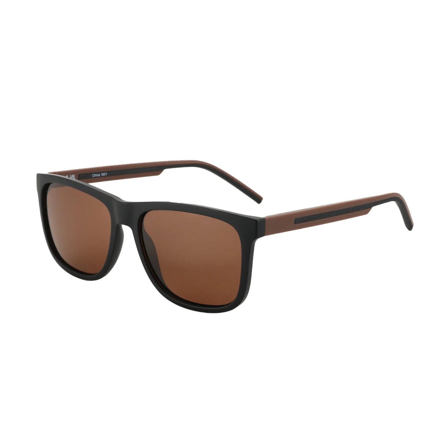 Men's Polarized Sunglasses - Lightweight TR90 Frame Square Mens Sunglasses UV400 Protection