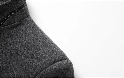 Male Slim Fit Blazers Jackets Blazers Coats Men Cashmere Blazers Suits Jackets Stand-up Collar Business Casual Suits Coats