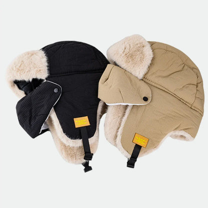 Russian Hat Thick Warm Winter Hat Men Women Fluffy Fur Hat with Mask Male Female Snow Ski Trapper Earflap Cap Bomber Hats