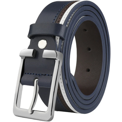 Men’ s Belt Male High Quality Leather Belt Men Male Genuine Leather Strap Luxury Pin Buckle Fancy Vintage Jeans Free Shipping