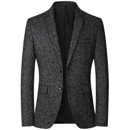 2026 Spring New Arrival Men's Business Casual Blazer High Quality Suit Jacket Comfortable Daily Wear Office Work Outwear