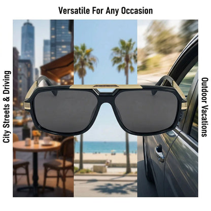2026 Square Sunglasses For Men Vintage Retro Sunglass Women Trendy UV400 Protection Luxury Fashion Glasses Gafas De Sol Hombre