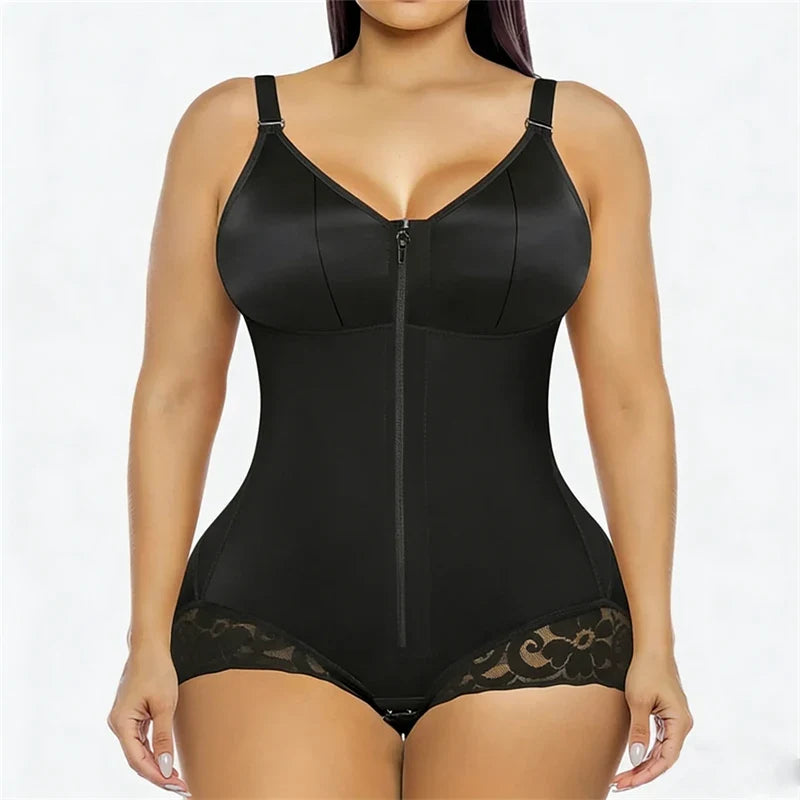 Women' Corset Compression Garments Abdomen Shaping Short Vest Girdles Postpartum Post Liposuction Bodysuit Fajas Colombianas