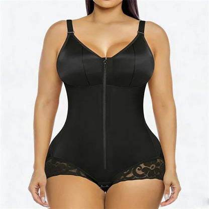 Women' Corset Compression Garments Abdomen Shaping Short Vest Girdles Postpartum Post Liposuction Bodysuit Fajas Colombianas