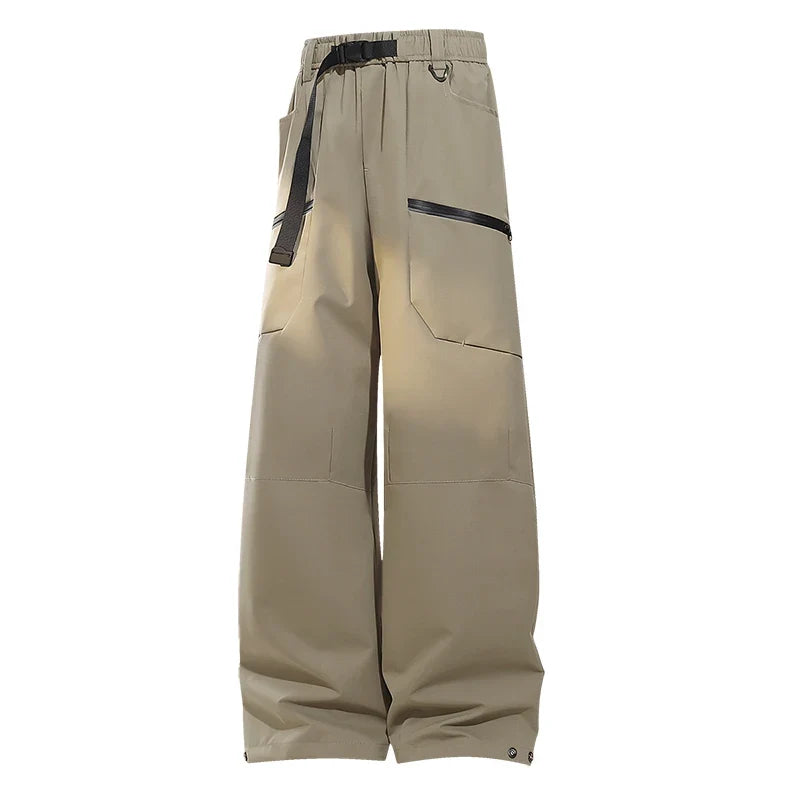 Autumn Hiking Pants Male With Belt Outdoor Waterproof Windproof Camping Trousers Spring Women Wear-Resistant Mountaineering Pant