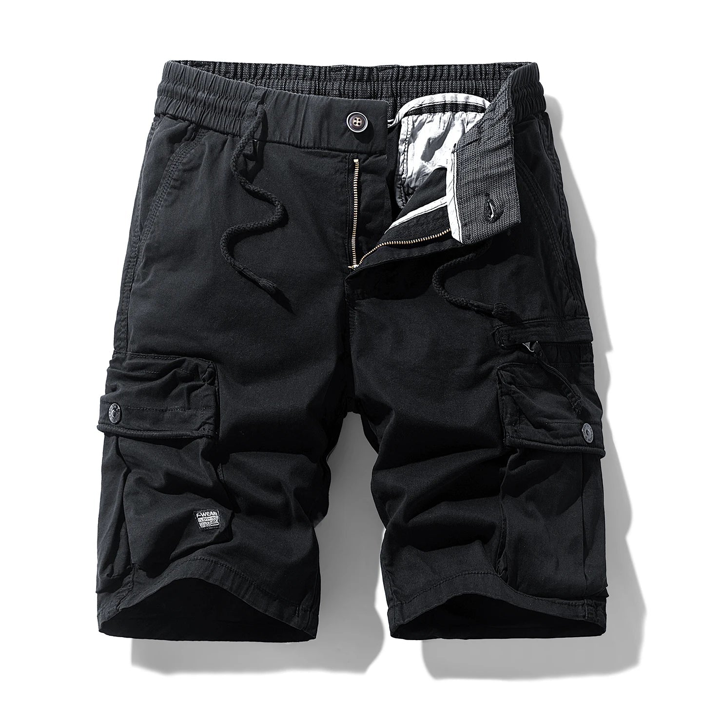 Summer Men Cargo Cotton Shorts Mens Beach Multi Pocket Shorts Pants Man Spring Casual Fashion Joggers Shorts Male Dropshipping