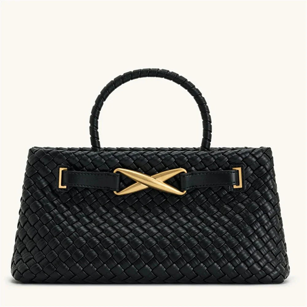 2026New French Woman Tote Bag Large PU Leather Shoulder Crossbody Bag for Women Spacious Commuting Handbag