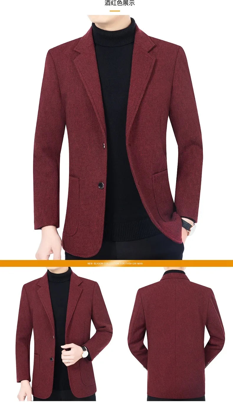 High Quality Blazers Men Korean Version Fashion Trend Wedding Suit Casual Business Man Gentleman Suits Male Jacket Blazer Coat