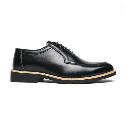 Hot Selling Pointed Dress Shoes Europe America Casual Versatile Men's Low Top Shoes High-end Banquet Office Men's Business Shoes