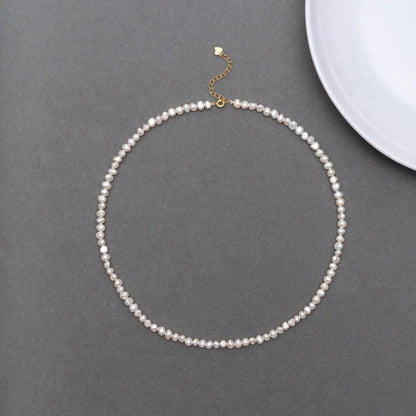 4-5mm Baroque Freshwater Pearl Necklaces 38cm 45cm 50cm 925sterling Silver Necklaces Jewelry Gift 2026 New Arrivals