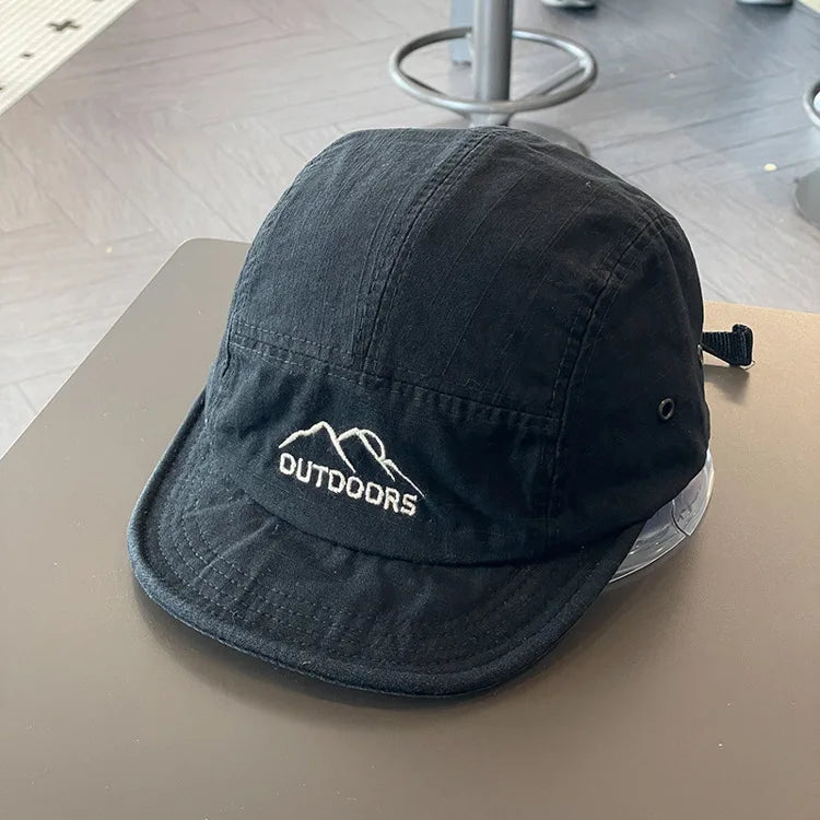 Baseball Caps for Women Short Brim Baseball Hat Men Sunshade Peaked Cap Cotton Outdoor Mountaineering Duckbill Hat Visors 모자