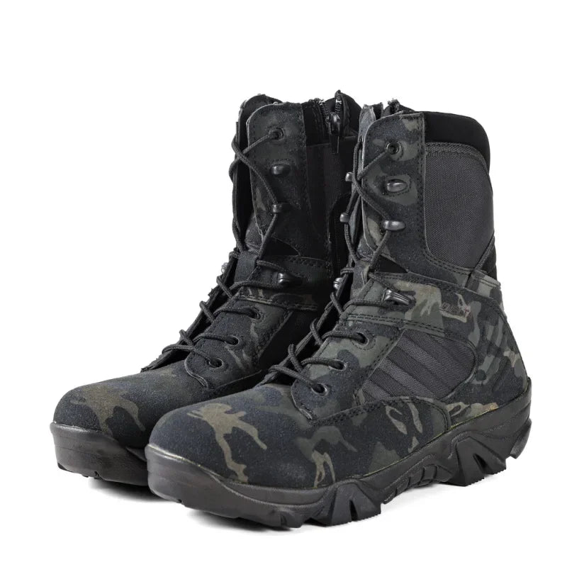Men's Boots 2026 New Combat Shoes For Men Outdoor Sport Climb Mountains Cross Country Men Sneakers sapatos masculinos