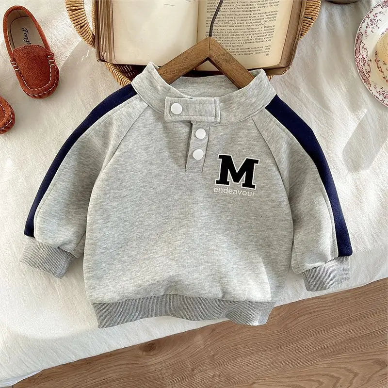 New Boys Clothing Children Cotton Letter Set Spring Fall Kids Girls Long Sleeve Sweatshirt Tops Sport Pants Casual 2Pcs Outfits