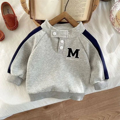 New Boys Clothing Children Cotton Letter Set Spring Fall Kids Girls Long Sleeve Sweatshirt Tops Sport Pants Casual 2Pcs Outfits