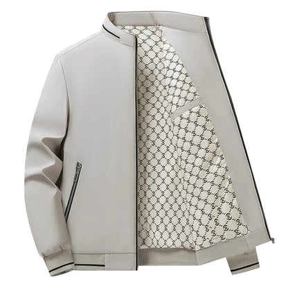 8XL Jacket Men Plus Size Autumn Casual Loose Coats Business Formal Jackets Spring Big Size Windbreaker Solid Outwear 6XL 7XL