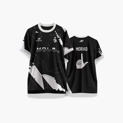 New Morad Hip-Hop Style Jersey MDLR Streetwear Outdoor Sports Soccer Training Uniform Men's Women's O-Neck Short Sleeve T-Shirt