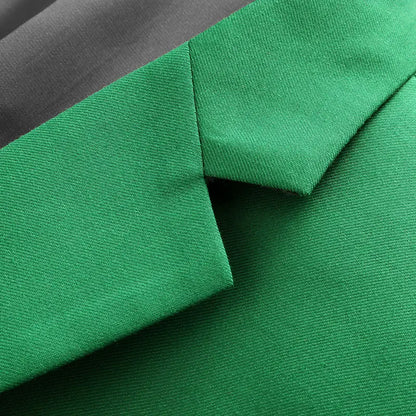 2026 New Men's Suit 3-Piece, Wedding Party Dress Jacket Vest Trousers, Fashion Slim Fit Blazer Waistcoat Pants Red Blue Green