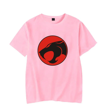 Luminous T-shirt Mens Fashion Casual Short Sleeve Round Neck Tops Mens Clothing Hipster Glowing ThunderCat T-shirt
