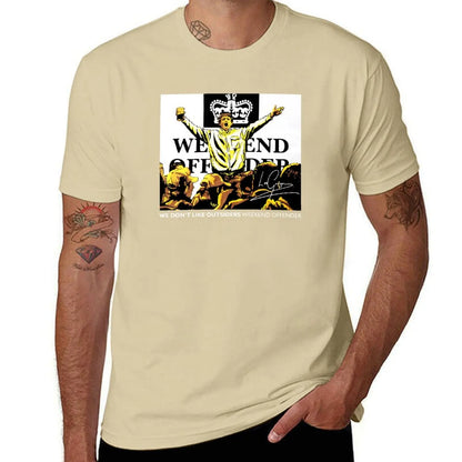 We Don't Like Outsiders Weekend T-Shirt hippie clothes heavyweights men graphic t shirts
