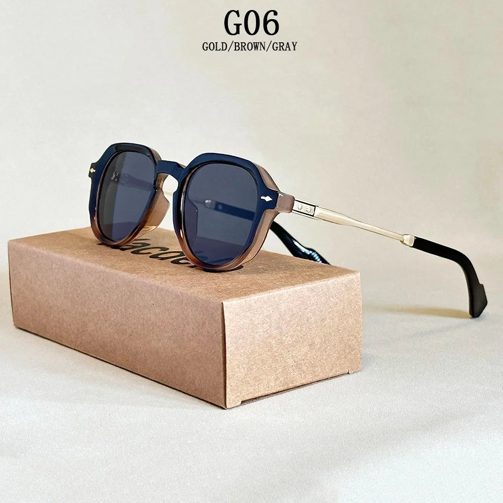 2025 Fashion Sunglass Men Vintage Oval Sunglasses Women Trendy Dropshipping Gafas De Sol Hombre Lunette Soleil Femme Zonnebril