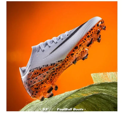 New Men Professional Football Boots Grass Soccer Shoes Outdoor Sport Non-Slip Training Shoes Match Sneakers Ultralight Unisex