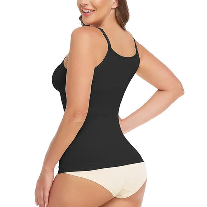Seam-free Camisole Vest Shapewear Bodysuit for Women Tummy Control Butt Lifting Body Shaper Smooth Invisible Slimming Underwear