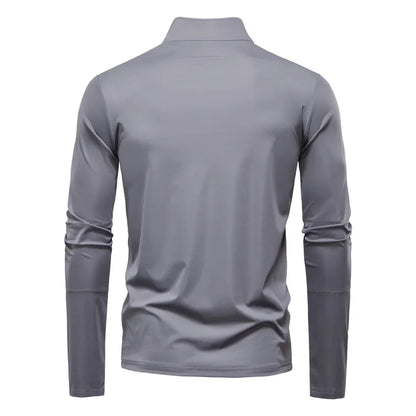2025 Men's Spring Lightweight Breathable UV Protection Sun Shirt for Outdoor Activities Male T Shirt
