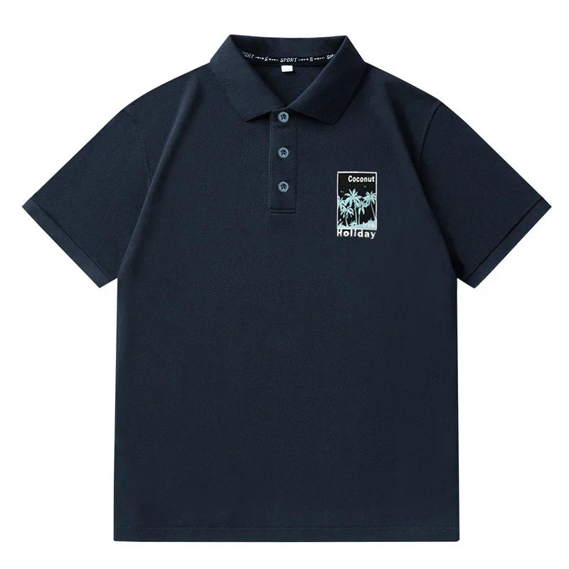 Fashion Men's Summer T-shirt Plus Size Tops 7XL 6XL 5XL Lapel Short sleeves Polo Shirt Half Sleeve Tees Male Clothing 110-180KG