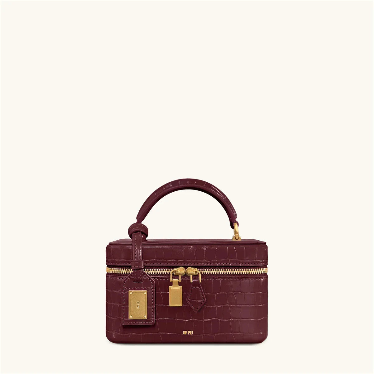 Textured Leather Crossbody Bag for Women, Designer Shoulder Purse with Letter Logo, Chic Commuter Handbag