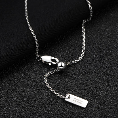 6*8mm 2ct Emerald Cut Moissanite Pendant Diamond with GRA 100% s925 Sterling Silver Plated 18k Gold Necklaces for Women