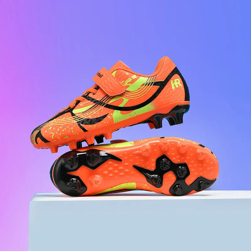 New Men Kids Professional Soccer Shoes Grass Boys Ultralight Football Boots Match Training Shoes Cleats Non-Slip Drop Shipping