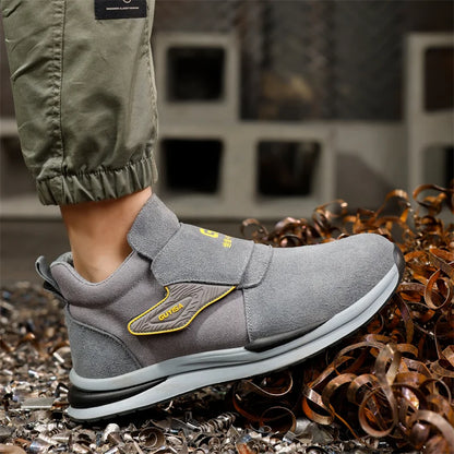 Fashion 2024 Latest 10KV Heat Resistant Welding Shoes Steel Toe Cap Men Work Safety Shoes Nail Proof Anti Smashing Sneakers