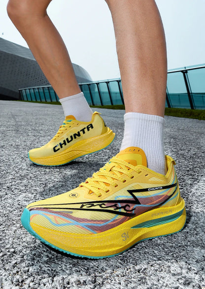 Running Shoes Carbon Board Marathon Men Speciality Sports Breathable Lightweight Women's Comfortable Athletic Chunta Sneakers