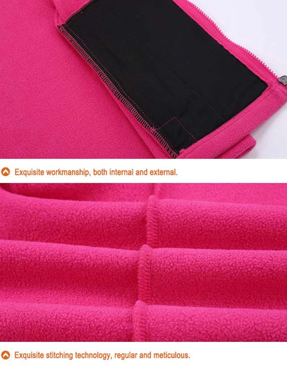 Winter Polar Fleece Jackets Women Windproof Thermal Soft Shell Jacket Outdoor Hiking Camping Skiing Climbing Warm Coat