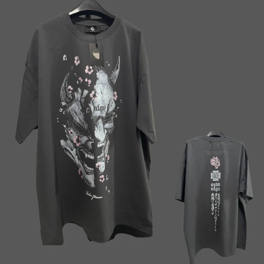 JAPAN BUSHIDO Anime Printed Men T-shirt City Fitness Training Sportswear Loose Casual Crewneck Men's T Shirts Couples Cotton Tee