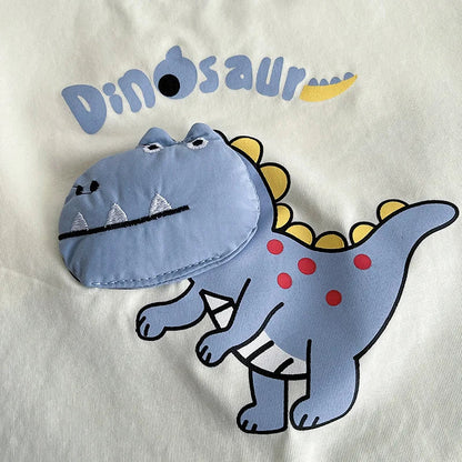 New Baby Summer Clothes Kids Cute Cartoon Suits Boys 3D Dinosaur Tshirt Shorts 2Pcs Sets Chidren Girls Fashion Clothing Outfits