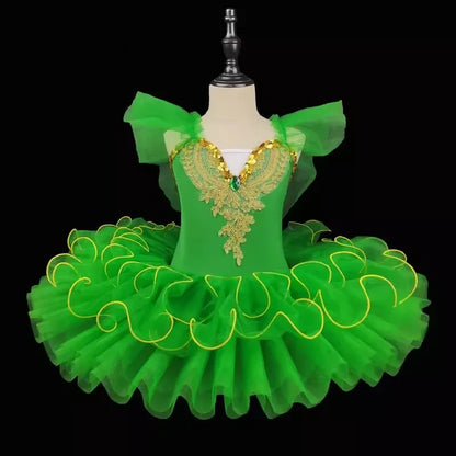 Fashion Children's Day Ballet Dance Dress Girl Tutu Mesh Princess Performance Kids Clothes Stage Summer Dresses Girls Vestidos