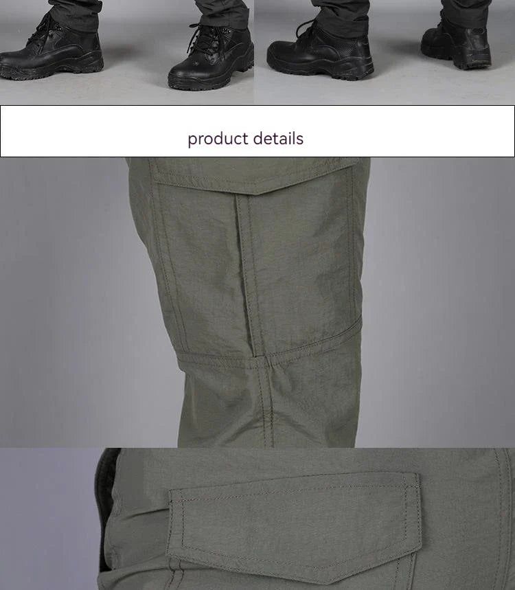 Asian Size Summer Cargo Pants Men Pants Streetwear Jogger Trekking Hiking Mountain Work Tourism Trousers