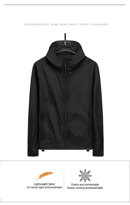 1pcs Breathable Ice Silk Hiking Jacket Outerwear Coat Camping Sun Protection Fishing Hunting Clothe Quick Dry Sunscreen Clothing