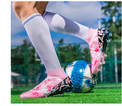 Professional Football Boots Men Soccer Shoes Society Football Cleats FG Ultralight Training Soccer Sneakers Outdoor Sports Shoe