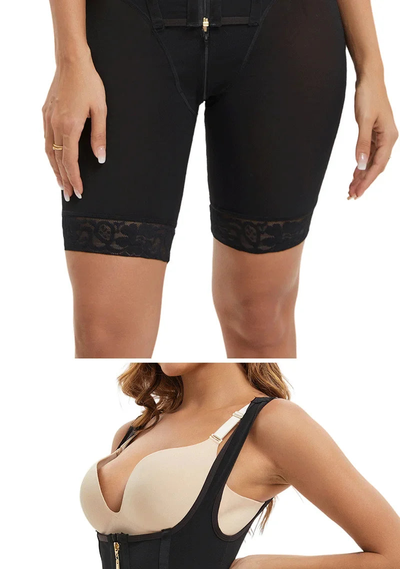 Fajas Colombianas Post Tummy Shapers Women Fully Body Shaper Waist Trainer Firm High Compression Shapewear Reducing and Shaping