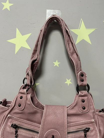 Vintage Women Handbags PU Shoulder Bag Satchel Top-handle Shoulder Bag Fashion Dumpling Pack Multi-pockets Shoulder Bags
